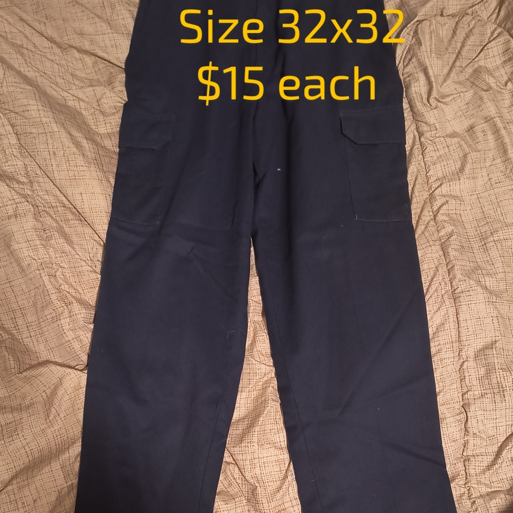 Men's Classic Black Cargo Pants